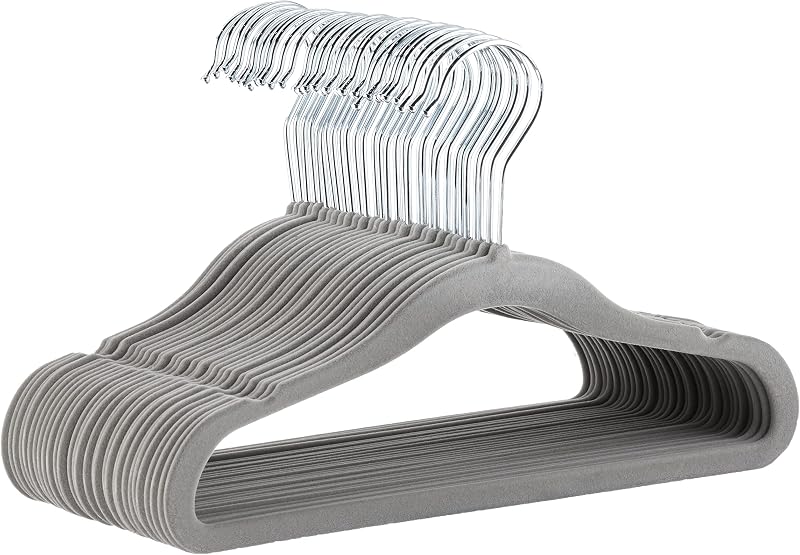 Amazon Basics Fluwelen Kinderkleerhangers met Antislip - outlet/retourdeal