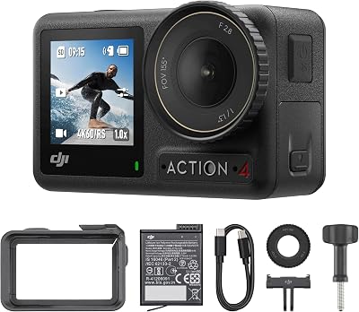 DJI Osmo Action 4 Essential Combo -4K /120 fps waterdichte - outlet/retourdeal