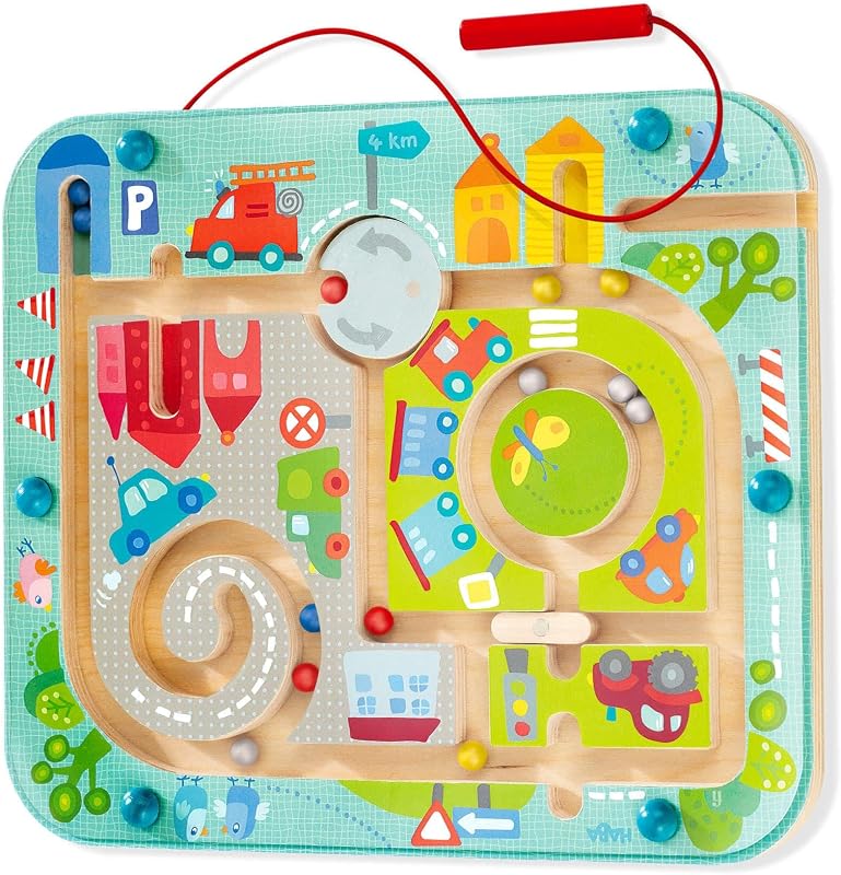 Haba 301056 Magneetspel stadslabyrint - outlet/retourdeal