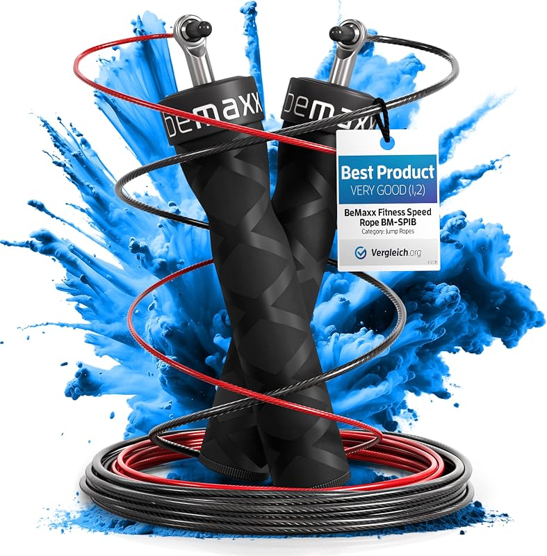 Springtouw Speed Rope met trainings-eBook + reservekabel - outlet/retourdeal