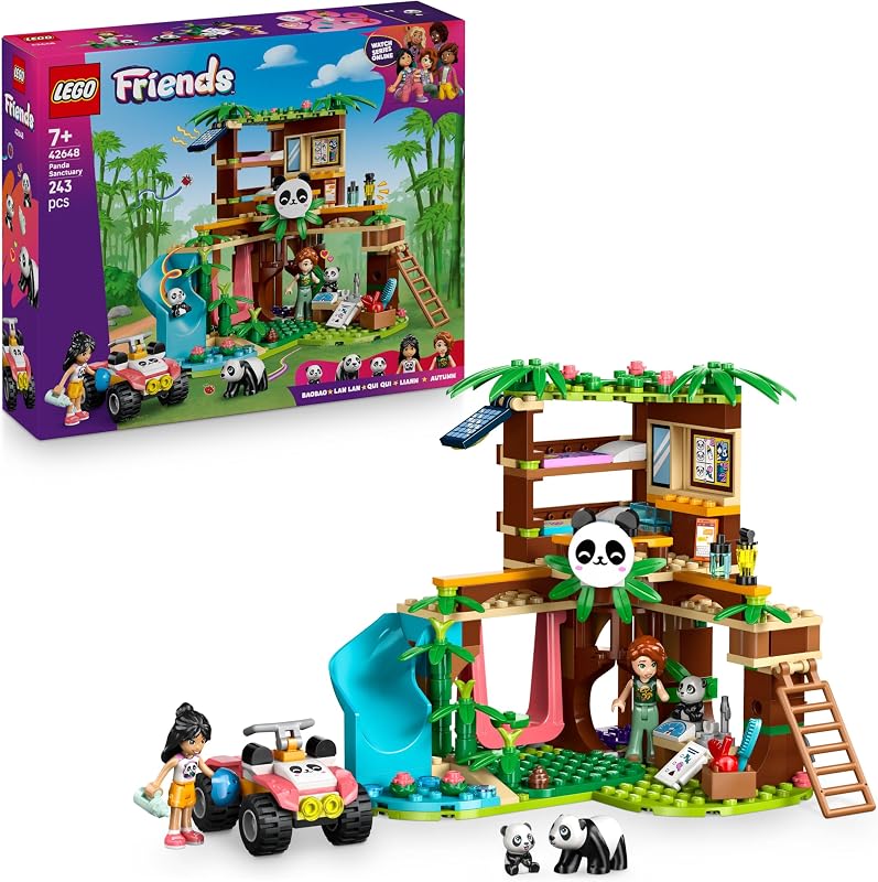 LEGO Friends De Pandaopvang Dieren Speelgoed voor Kinderen met Boomhut - outlet/retourdeal