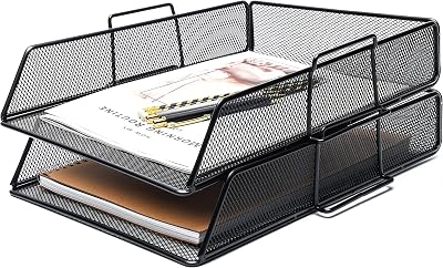 Exerz Papieren sorteer/lade/bureauorganiser/bestandshouder 2 STKS Pack - outlet/retourdeal