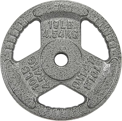 Sporzon! Gietijzeren 1-inch Grip Plaat Gewichtsplaat voor - outlet/retourdeal