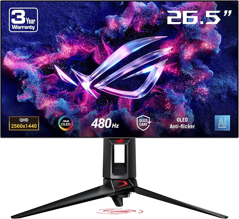 ASUS ROG Swift OLED PG27AQDP gaming monitor - onbeschadigd — outlet/retourdeal