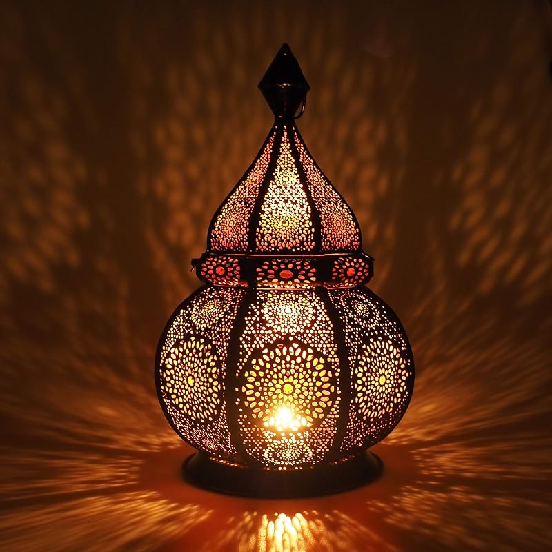 Gadgy Oosterse lamp Arabische Lantaarn voor Kaarsen en Elektrische - outlet/retourdeal