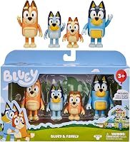 Bluey and Family: Bingo Bandit and Chilli 4 Figure pack Articulated - outlet/retourdeal