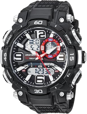 Armitron Sport Men's Analog-Digital Chronograph Resin Strap Watch - outlet/retourdeal
