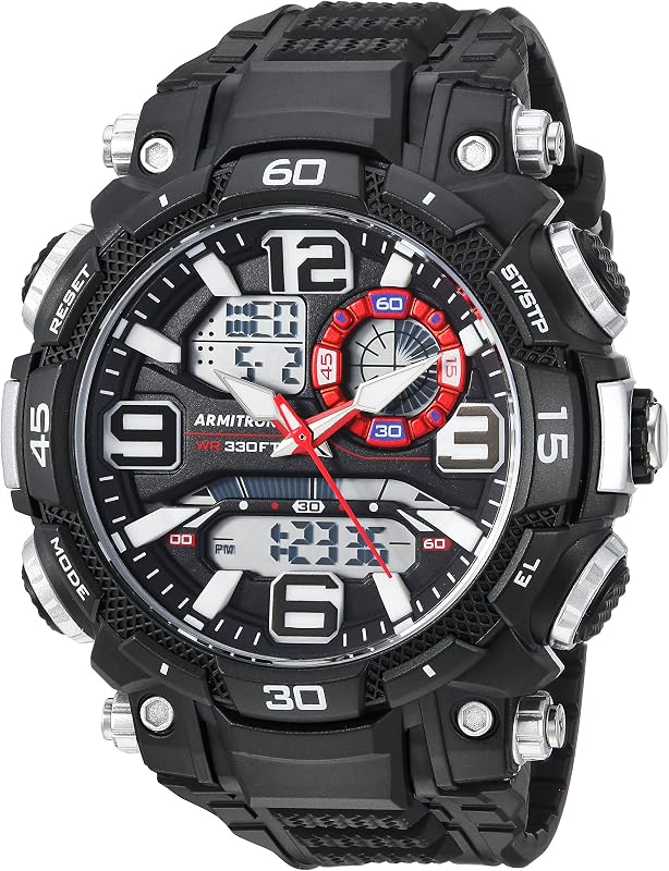 Armitron Sport Men's Analog-Digital Chronograph Resin Strap Watch - outlet/retourdeal